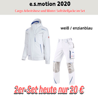 weiB/enzianblau